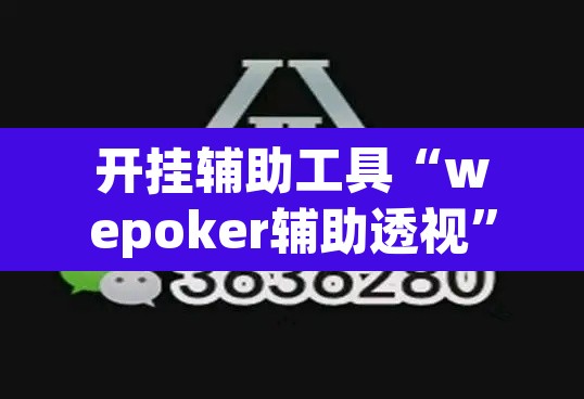 开挂辅助工具“wepoker辅助透视”其实确实有挂
