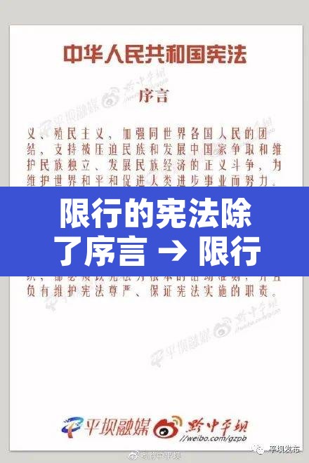 限行的宪法除了序言 → 限行宪法的修改与国家发展