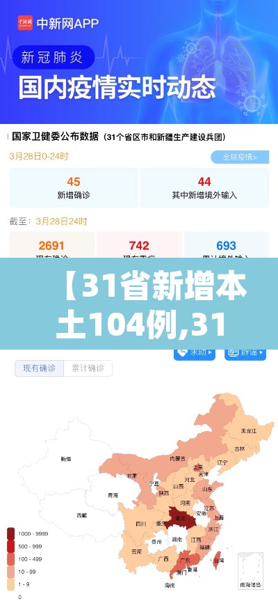 【31省新增本土104例,31省新增本土61例p】