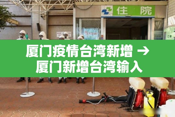 厦门疫情台湾新增 → 厦门新增台湾输入