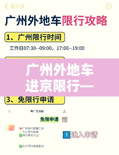广州外地车进京限行—（广州外地车进京限行规定）
