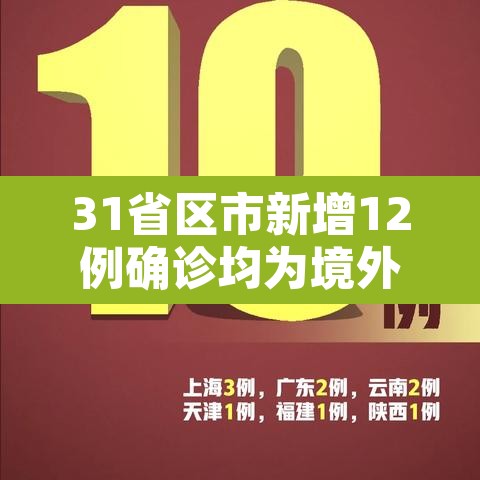 31省区市新增12例确诊均为境外输入—（31省区市新增12例境外输入病例）