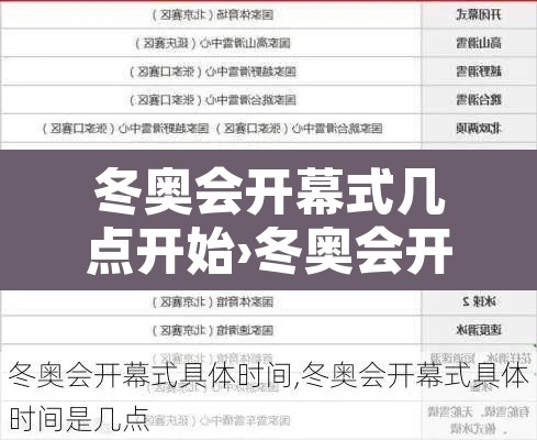 冬奥会开幕式几点开始›冬奥会开幕式几点开始几点结束 冬奥会开幕式几点开始›冬奥会开幕式几点开始几点结束