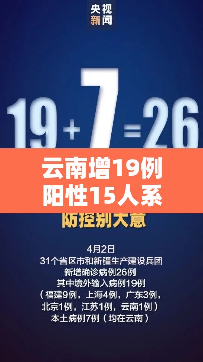 云南增19例阳性15人系投案自首›云南新增19例阳性