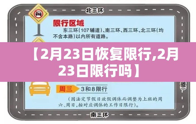 【2月23日恢复限行,2月23日限行吗】