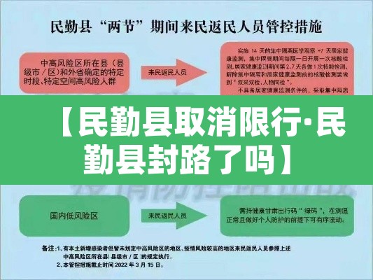 【民勤县取消限行·民勤县封路了吗】