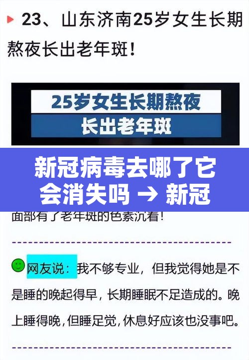 新冠病毒去哪了它会消失吗 → 新冠病毒都在哪可以存活 新冠病毒去哪了它会消失吗 → 新冠病毒都在哪可以存活