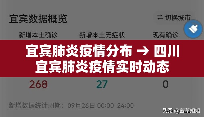 宜宾肺炎疫情分布 → 四川宜宾肺炎疫情实时动态