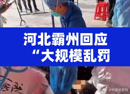 河北霸州回应“大规模乱罚款”：霸州发布