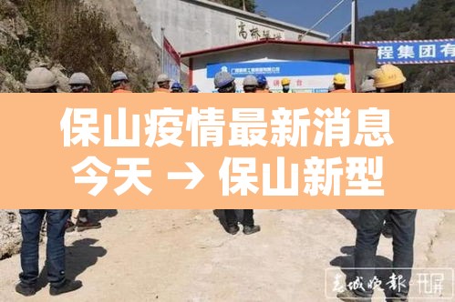 保山疫情最新消息今天 → 保山新型肺炎疫情最新消息
