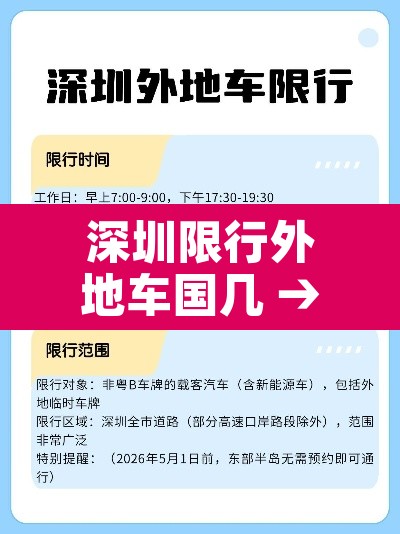 深圳限行外地车国几 → 深圳外地车限行时间节假日