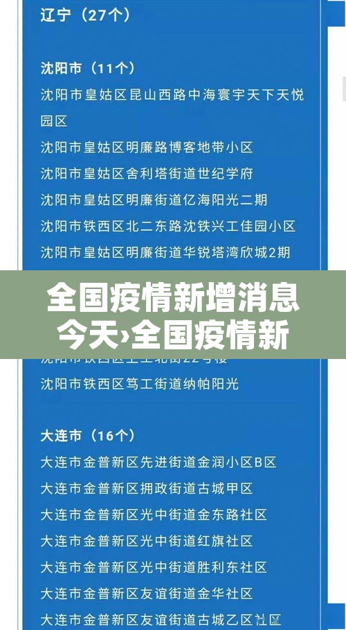 全国疫情新增消息今天›全国疫情新增消息今天封城了