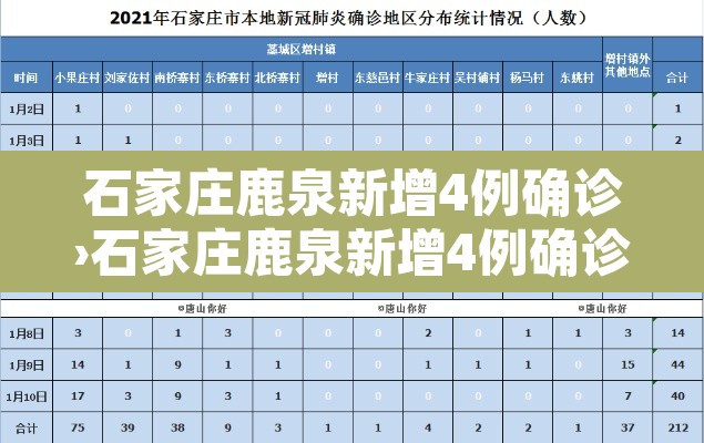 石家庄鹿泉新增4例确诊›石家庄鹿泉新增4例确诊轨迹公布