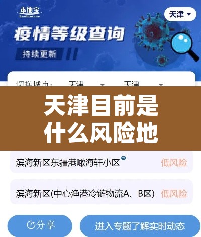 天津目前是什么风险地区›天津现在属于疫情什么风险区最新