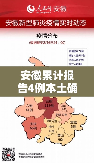 安徽累计报告4例本土确诊病例—（安徽几例病例）