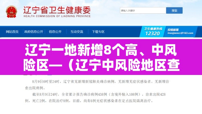 辽宁一地新增8个高、中风险区—（辽宁中风险地区查询最新）