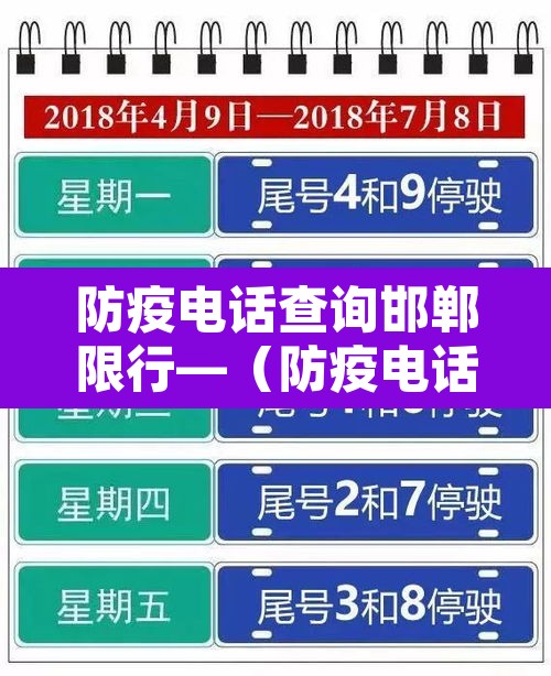 防疫电话查询邯郸限行—（防疫电话查询邯郸限行时间）