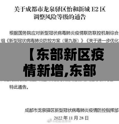 【东部新区疫情新增,东部新区属于哪个区】