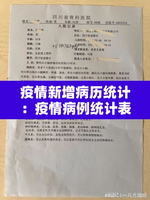 疫情新增病历统计：疫情病例统计表