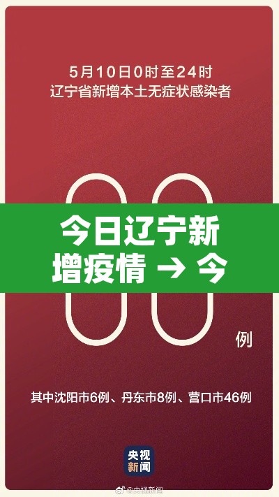 今日辽宁新增疫情 → 今日辽宁新增病例