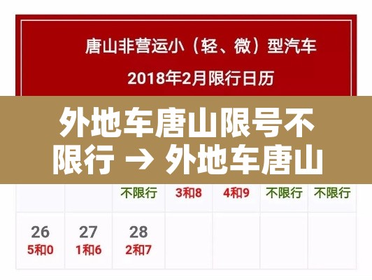 外地车唐山限号不限行 → 外地车唐山限号不限行时间