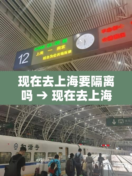 现在去上海要隔离吗 → 现在去上海是否要隔离