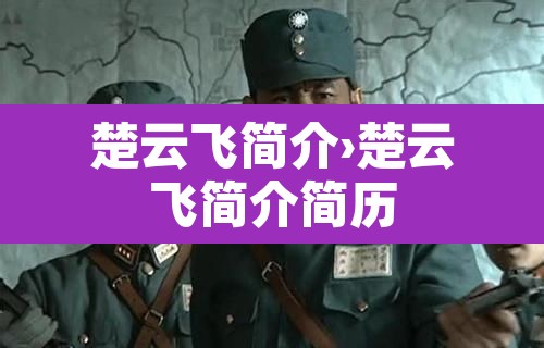 楚云飞简介›楚云飞简介简历