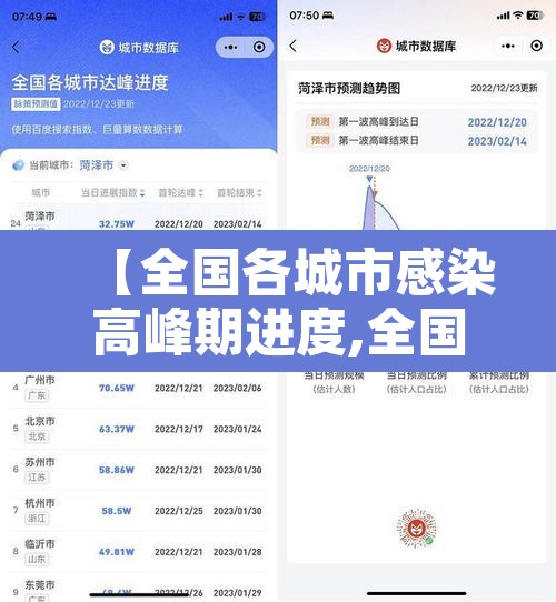【全国各城市感染高峰期进度,全国感染地区】