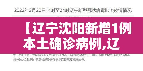 【辽宁沈阳新增1例本土确诊病例,辽宁沈阳新增3例】
