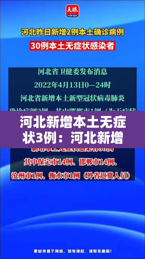 河北新增本土无症状3例：河北新增12例本地无症状