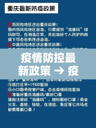 疫情防控最新政策 → 疫情防疫最新政策