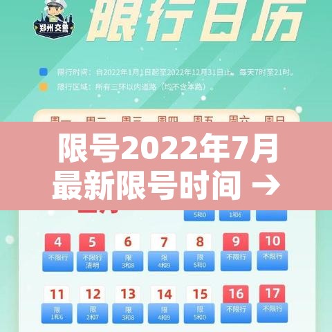 限号2022年7月最新限号时间 → 限号2022年7月最新限号时间表