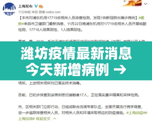 潍坊疫情最新消息今天新增病例 → 潍坊疫情新增2例