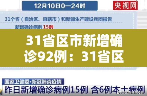 31省区市新增确诊92例:31省区市新增确诊20例8885 31省区市新增确诊92例:31省区市新增确诊20例8885