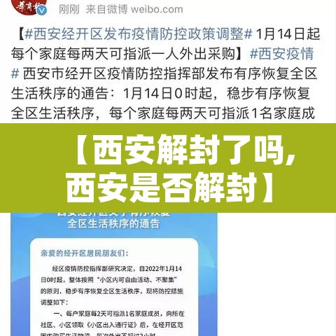 【西安解封了吗,西安是否解封】 【西安解封了吗,西安是否解封】