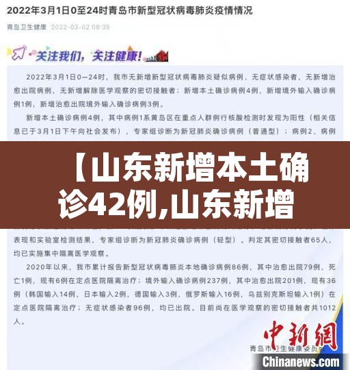 【山东新增本土确诊42例,山东新增确诊40例】