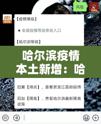 哈尔滨疫情本土新增：哈尔滨疫情本土新增病例