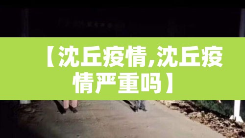 【沈丘疫情,沈丘疫情严重吗】