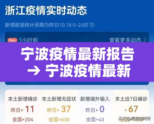 宁波疫情最新报告 → 宁波疫情最新新增病例