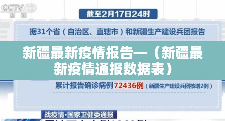 新疆最新疫情报告—（新疆最新疫情通报数据表）