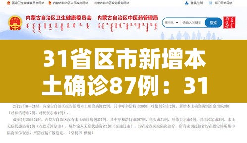 31省区市新增本土确诊87例:31省区市新增确诊103例 本土94例 31省区市新增本土确诊87例:31省区市新增确诊103例 本土94例