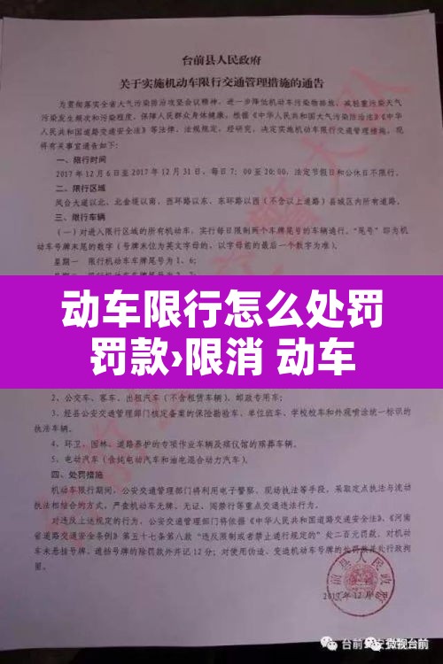 动车限行怎么处罚罚款›限消 动车