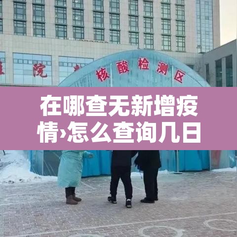 在哪查无新增疫情›怎么查询几日无新增病例 在哪查无新增疫情›怎么查询几日无新增病例