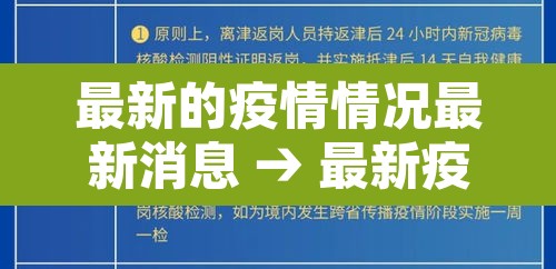 最新的疫情情况最新消息 → 最新疫情最新消息通报 最新的疫情情况最新消息 → 最新疫情最新消息通报