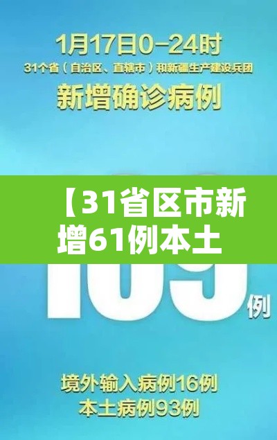 【31省区市新增61例本土确诊·31省区市新增62例本土确诊疫情】 【31省区市新增61例本土确诊·31省区市新增62例本土确诊疫情】
