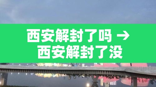 西安解封了吗 → 西安解封了没
