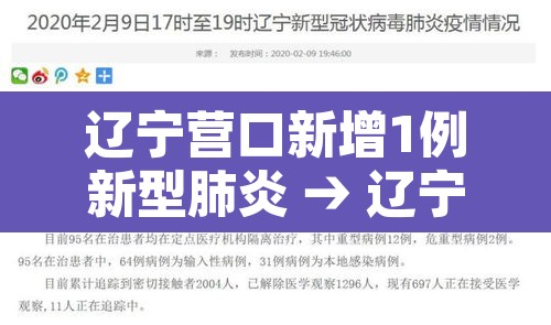 辽宁营口新增1例新型肺炎 → 辽宁营口新增1例新型肺炎是哪里的