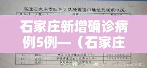 石家庄新增确诊病例5例—（石家庄新增本土确诊病例3例轨迹）