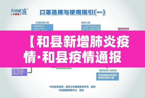 【和县新增肺炎疫情·和县疫情通报】