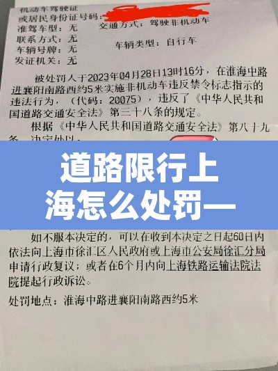 道路限行上海怎么处罚—（上海限行路段处罚）